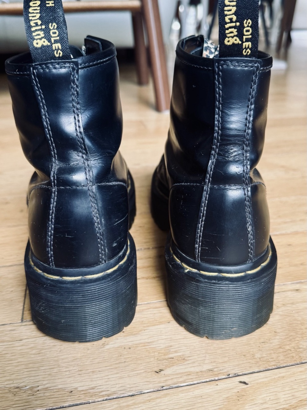 Dr. Martens 1460 Black Combat Boots UK8 - Picture 9 of 9